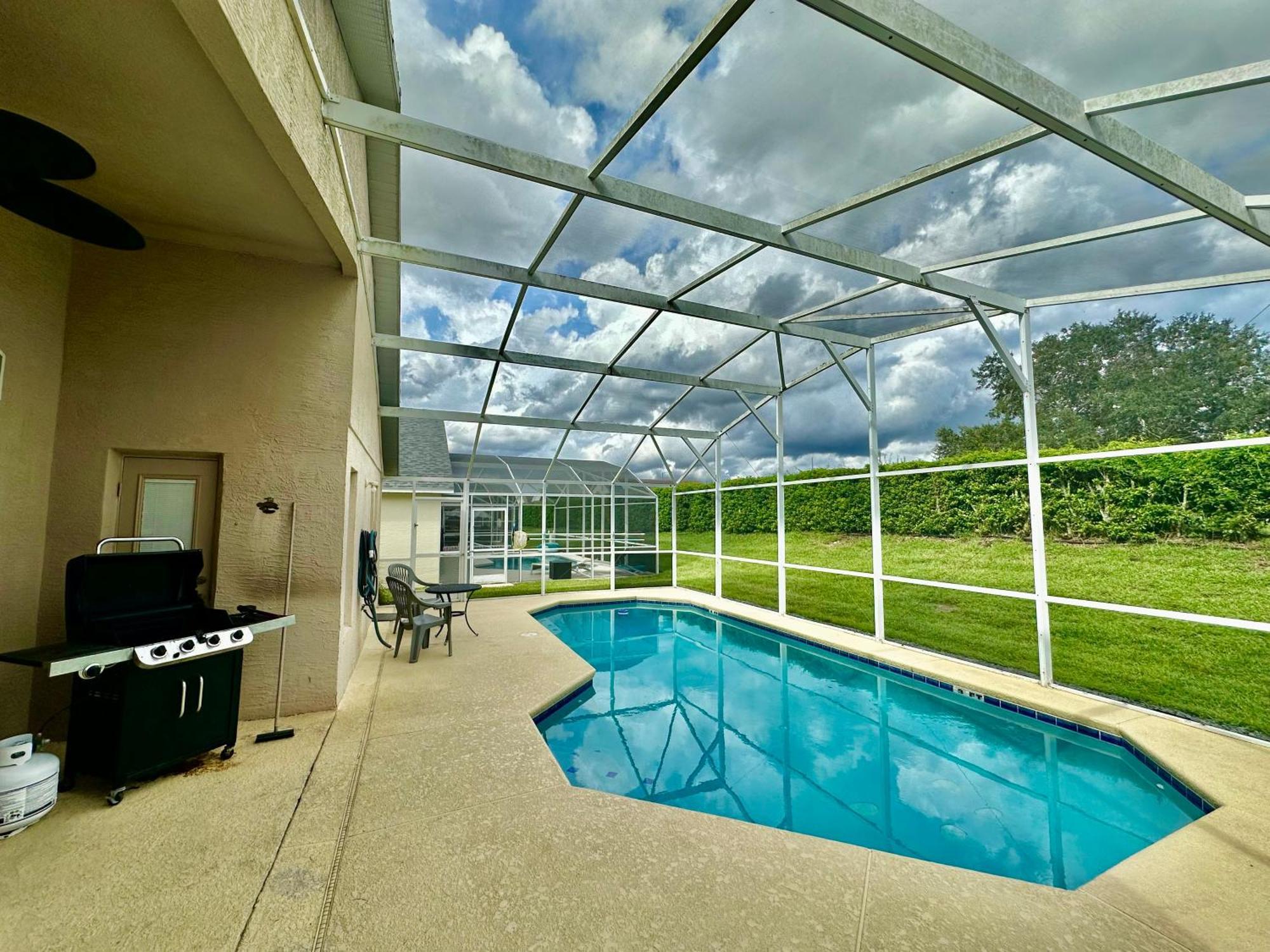 Grand Superior 4Br Pool House Near Disney Parks Davenport Exterior photo